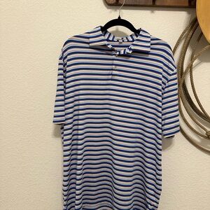 Peter Millar Summer Comfort Striped Polo Shirt 🏌️‍♂️🌊